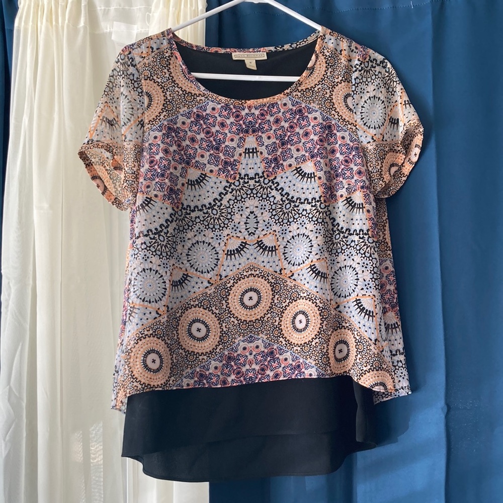 Shirt with double layers